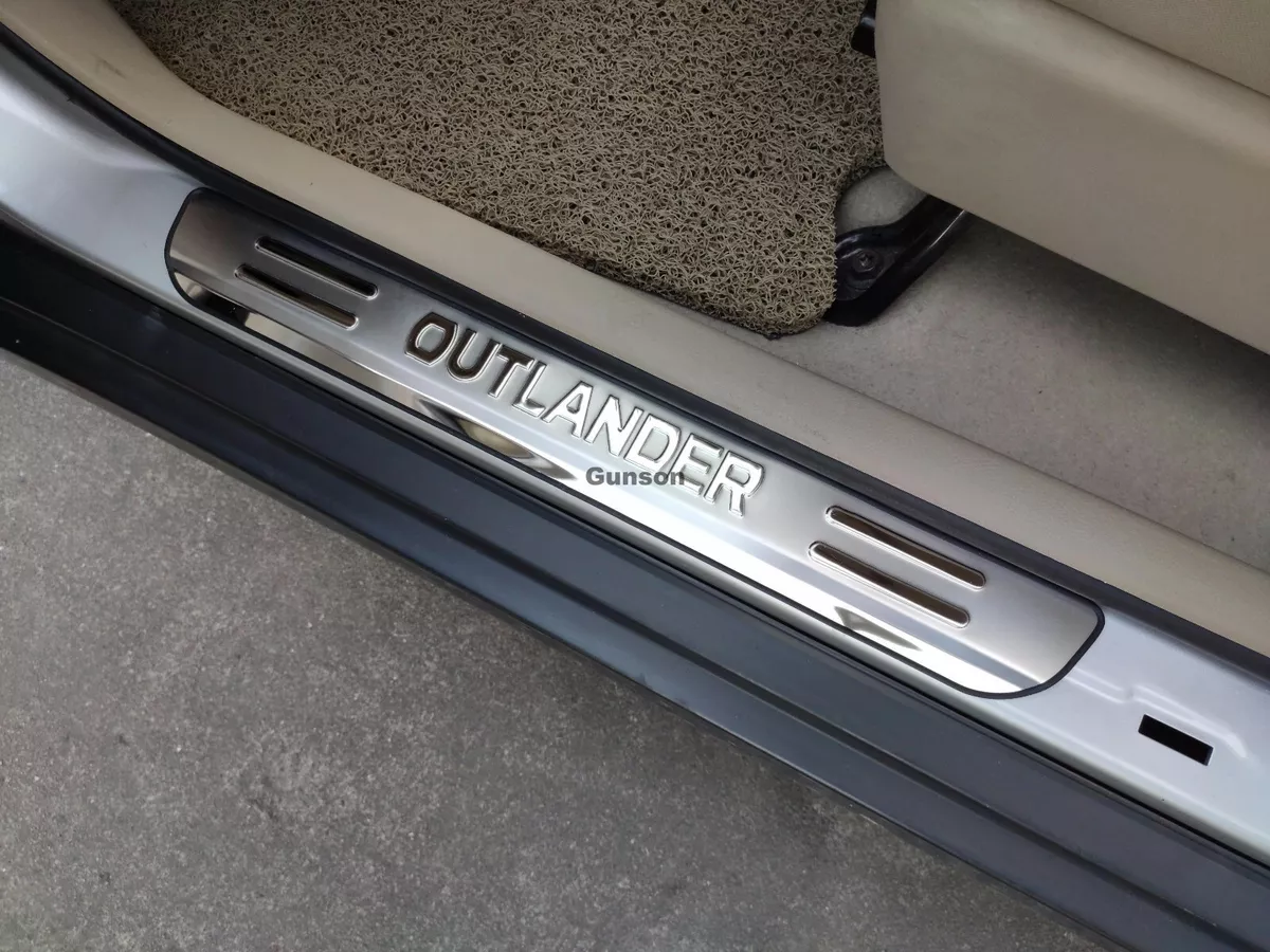 For Mitsubishi Outlander Accessories Stainless Door Sill Scuff