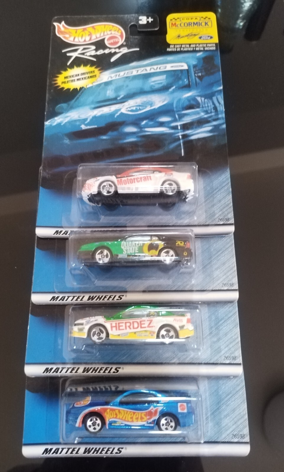 hot wheels mustang racing mexican drivers series Mexico exclusive 1999 VHTF