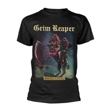 Men's Grim Reaper See You In Hell T-shirt Large Black