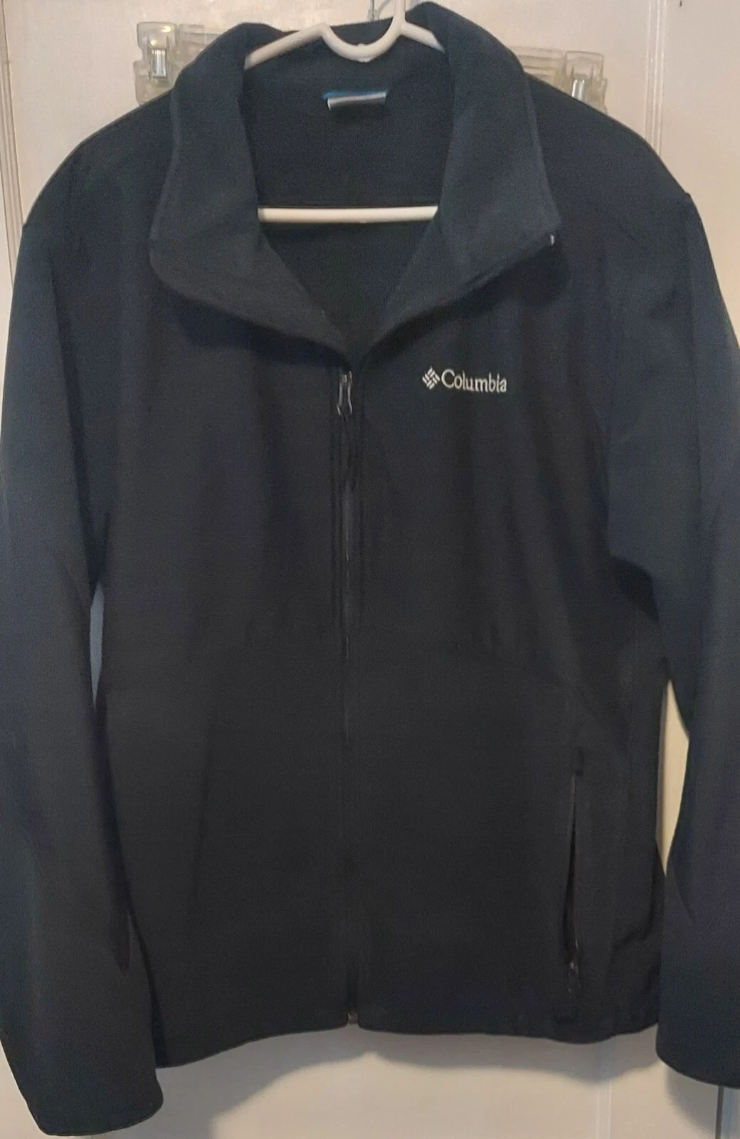 Columbia Jacket Mens XL Black Fleece Very Thick