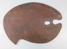 Mid-Century Modern Large Plywood Artist's Palette