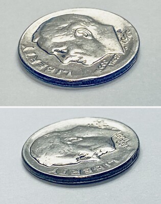 1985 P Roosevelt Ten Cent Dime Circulated Error Coin | eBay