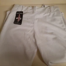 Exxact Sports Youth Large Baseball Pants All White New With Tags