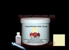 BROKEN WHITE TOPCOAT / FLOCOAT 250g kit FOR FIBREGLASS moulds, resin boat repair