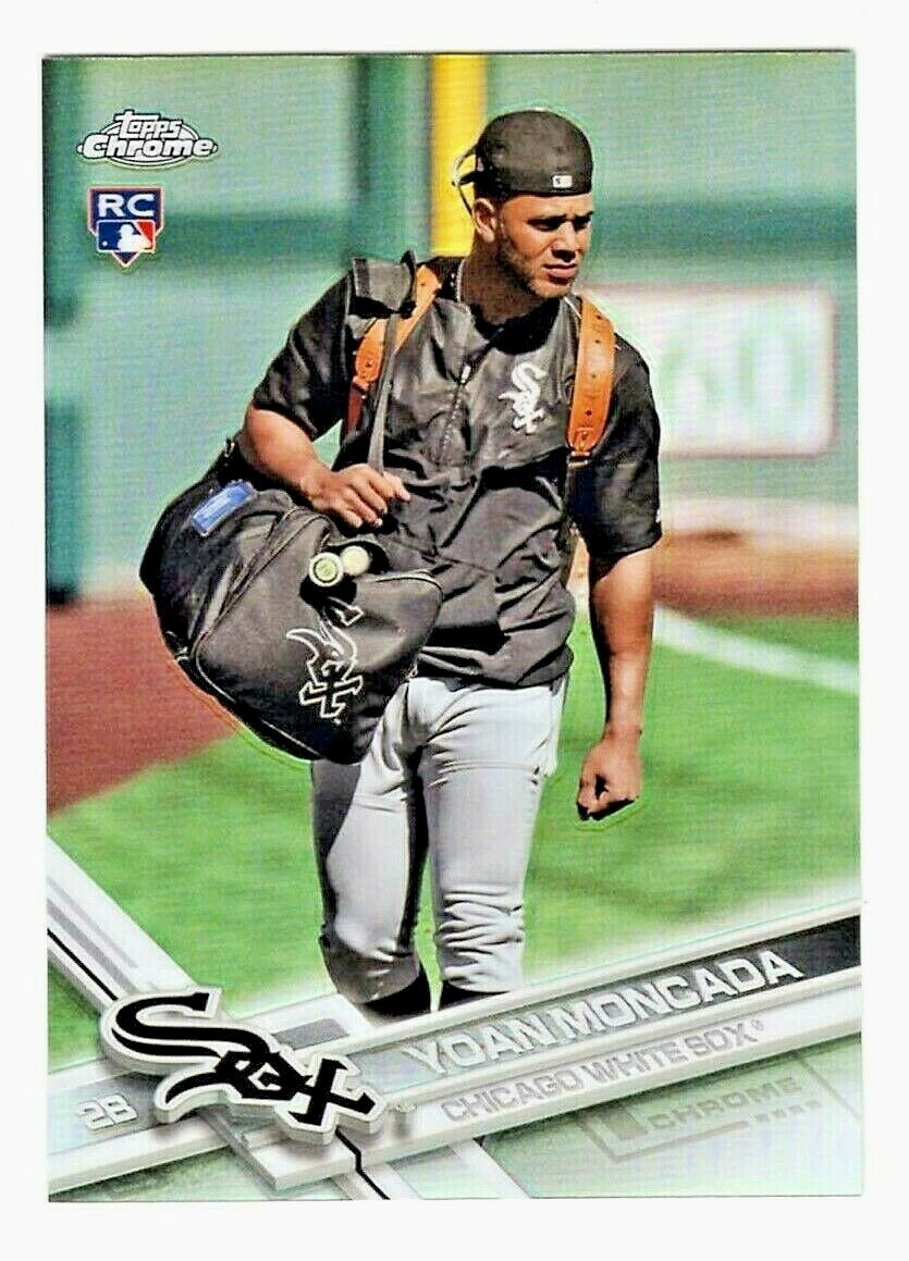 Yoan Moncada White Sox 2017 Topps Chrome RC Photo Variation Rookie Refractor