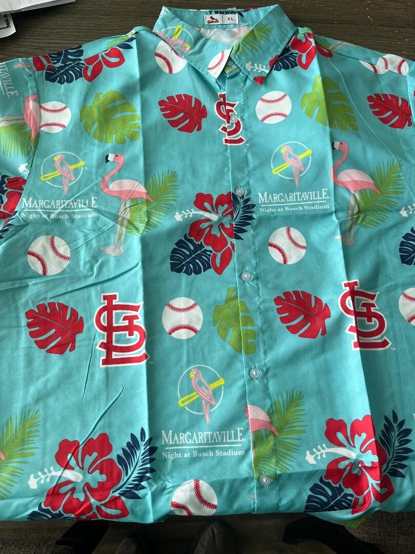 St Louis Cardinals Margaritaville Large Inspired AllOver Print Shirt