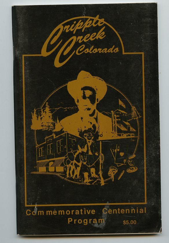 Older Colorado History, Cripple Creek Commemorative Centennial Program