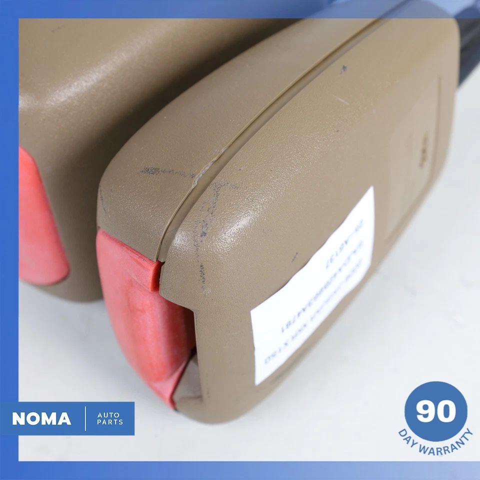 01-06 Jaguar X100 XKR XK8 Juego de hebillas de cinturón de seguridad trasero derecho y central OEM Foto 3 de 4