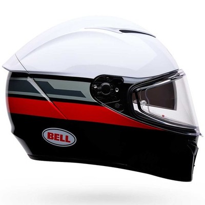 BELL LITHIUM MOTION WEISS ROT FULLFACE MOTORRAD FAHRRAD SPORT TOUREN HELM