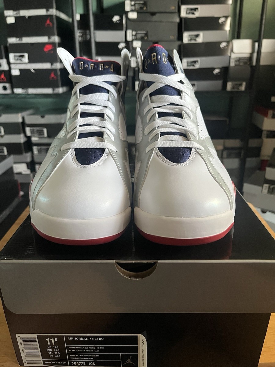 Air Jordan Retro 7 Olympic 2010 For The Love Of The Game Nib Size