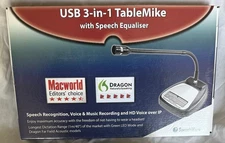 SpeechWare USB 3-in-1 TableMike with Speech Equalizer, Voice Recording