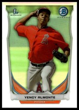 2014 Bowman #BCP93 Yency Almonte Chrome Prospects Refractors #/500