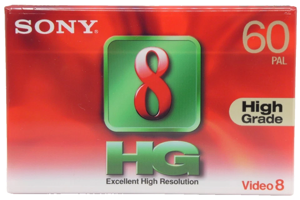 Sony Vidéo 8 HG Haute Résolution PAL 60 Min #X- 22-10