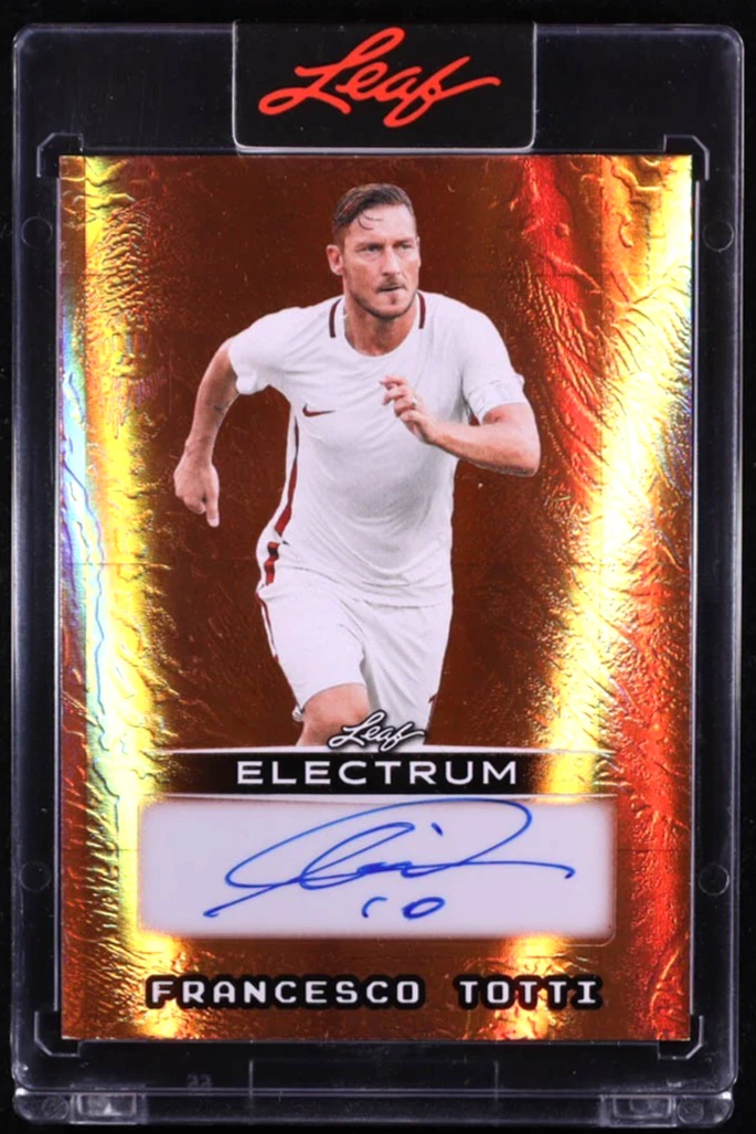 Soccer Roma Autographed Sports Trading Cards & Accessories for