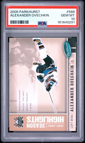 2005-06 Parkhurst - Season Highlights Alex Ovechkin #588 (RC) PSA 10