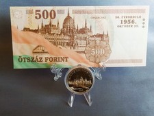 Hungary * 2006 * 50+500 Forint coin and banknote pair * 50th Anniv. of 1956 * #1