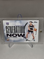2025-26 Topps Basketball Nique Clifford RC Rookie Generation Now Insert Kings