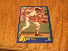 JODY REED  ROOKIE 1989 SCORE RISING STAR  BASEBALL CARD #85. rookie card picture