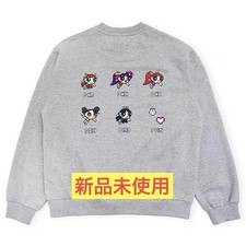 New Jeans Powerpuff Girls Sweatshirt, Gray, Size L