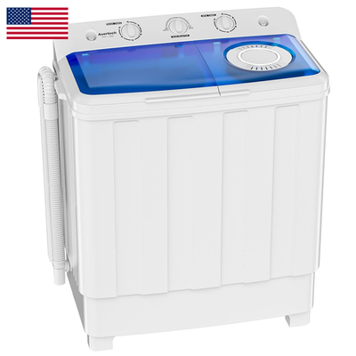 #ad Auertech Portable Washing Machine 28Lbs Twin Tub Washer Mini Compact Laundry $311.28
