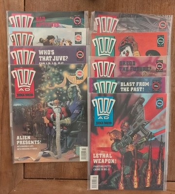 2000AD Progs 707-712 & 714-716 Bundle x9 VG Dec 1990-Jan 1991