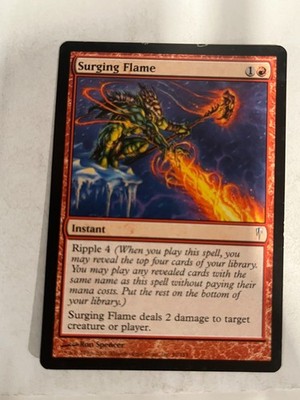 Surging Flame - Coldsnap - Magic the Gathering MTG Nice!