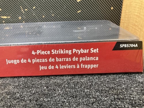 Snap-on SPBS704A 4 Piece Black 8,12,18 & 24" Striking Prybar Set USA - Picture 4 of 7