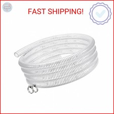 ZY-hosetube Suction Hose 3/4" ID - 25ft Clear Wire Reinforced Vinyl Tubing Heavy