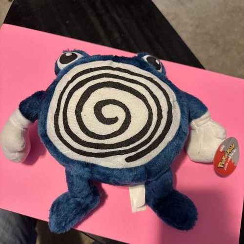 Vintage 1999 Pokémon Poliwhirl Nintendo Play By Play Licensed 8” Toy  w/tag