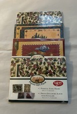 4 Holiday Photo Gift Packs Inc 4x6 Pedestal Easel Frame  Album Holds 12 Photos