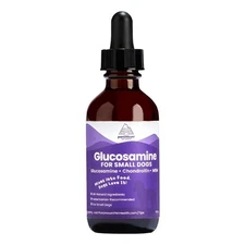 Liquid Glucosamine for Small Dogs 260mg, Joint Supplement, MSM & Chondroitin,...