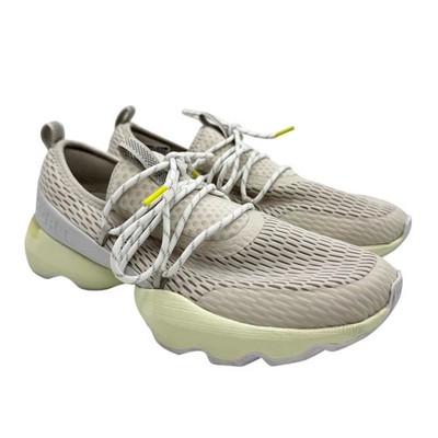 Sorel Kinetic Impact Lace Up Athletic Sneakers in Dark Stone/Moon Stone Beige 10