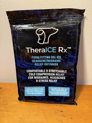TheraICE Migraine Relief Cap, Soothing Headache Hat Ice Pack Mask, Face Cold