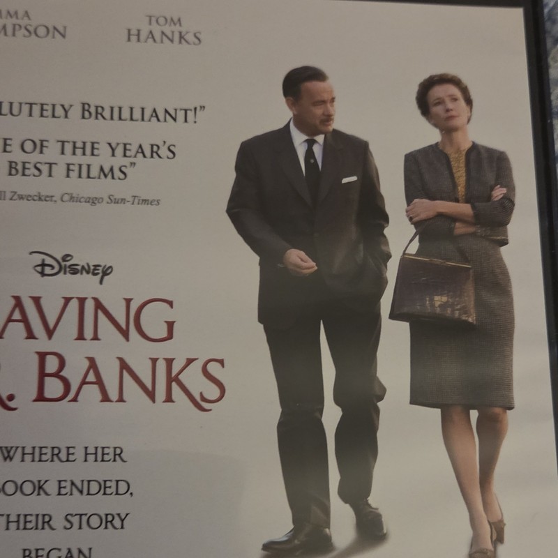 Disney Saving Mr. Banks (DVD) 2013 PG-13 Widescreen 16:9 Tom Hanks