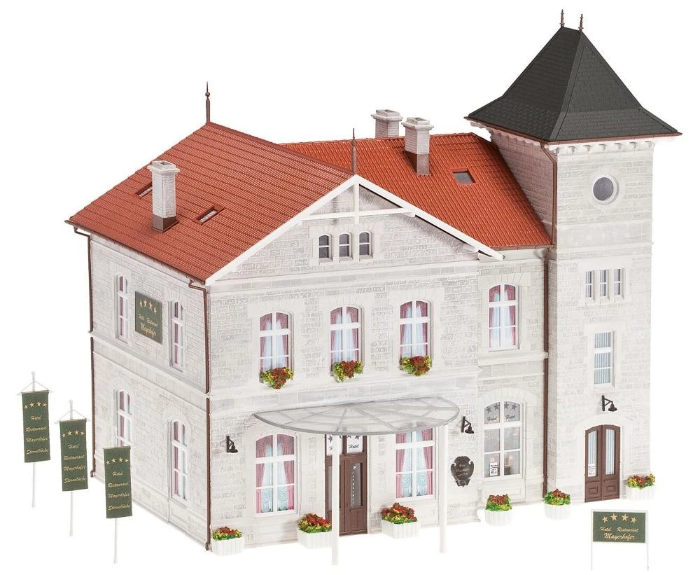 Faller 130458 Hotel mit Gourmetrestaurant 1:87 Spur H0 Bausatz NEU