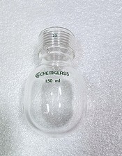 ChemGlass  CG-1880-44  Pressure Vessel, 150mL  Round Bottom, # 25 , Vessel Only