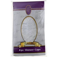 2 Pack Toshica's Finest Shower Cap, 4 Ct