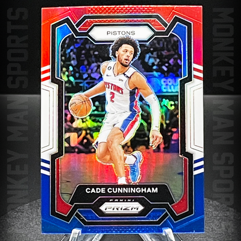 2023-24 Prizm - Cade Cunningham - #11 R/W/B PRIZM COLOR MATCH PISTONS MINT