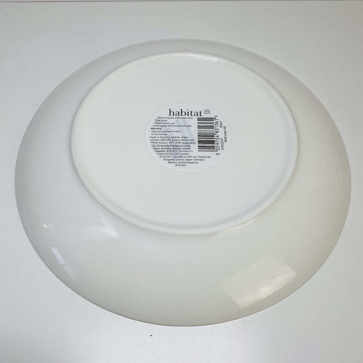 Habitat Christmas Tree Side Plate 8