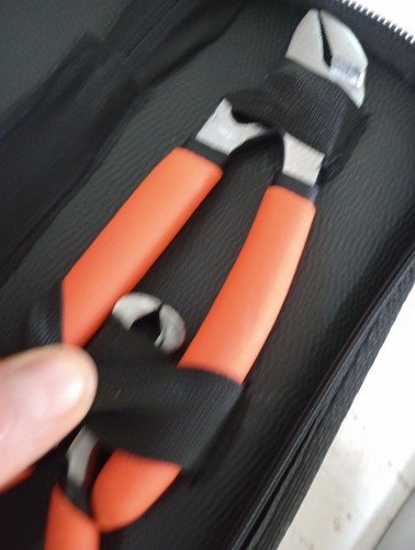 Black + Decker 6 Piece Mini Plier Set In Zip Up Carrying Case BDHT84003 B&D - Picture 6 of 9