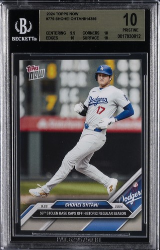 2024 TOPPS NOW #779 SHOHEI OHTANI BGS 10