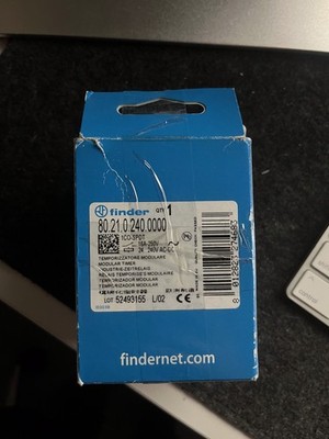 Finder 80.21.0.240.0000 Modular Timer Relay