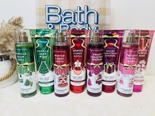 Bath  Body Works VANILLA BEAN NOEL Fine Fragrance Mist  Body Cream Set NEW