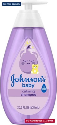 Johnson's Baby Calming Shampoo with Soothing NaturalCalm Aromas, Gentle, Hair Wa