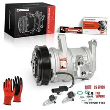 Air Conditioner AC Compressor with Clutch Compatible with Dodge Ram 1500 2004
