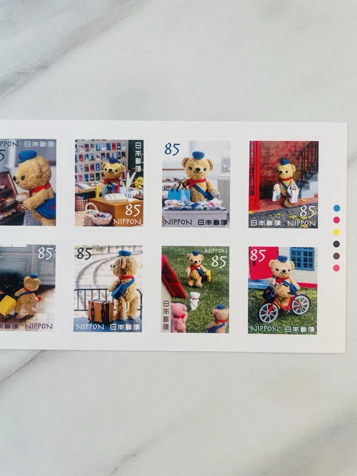 Japan Greetings Posukuma 2025 Postage Stamps 2 sheets set 2025.9.10 - Image 4 of 4