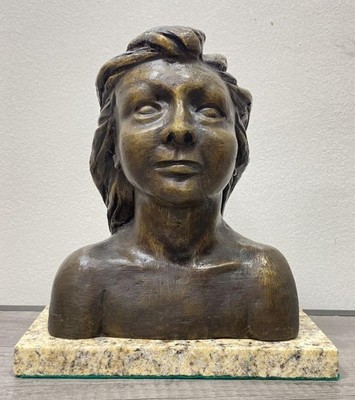 CAMILLE CLAUDEL BRONZE SCULPTURE '' LA PETITE CHATELAINE '' SIGNED AND NUMBERED