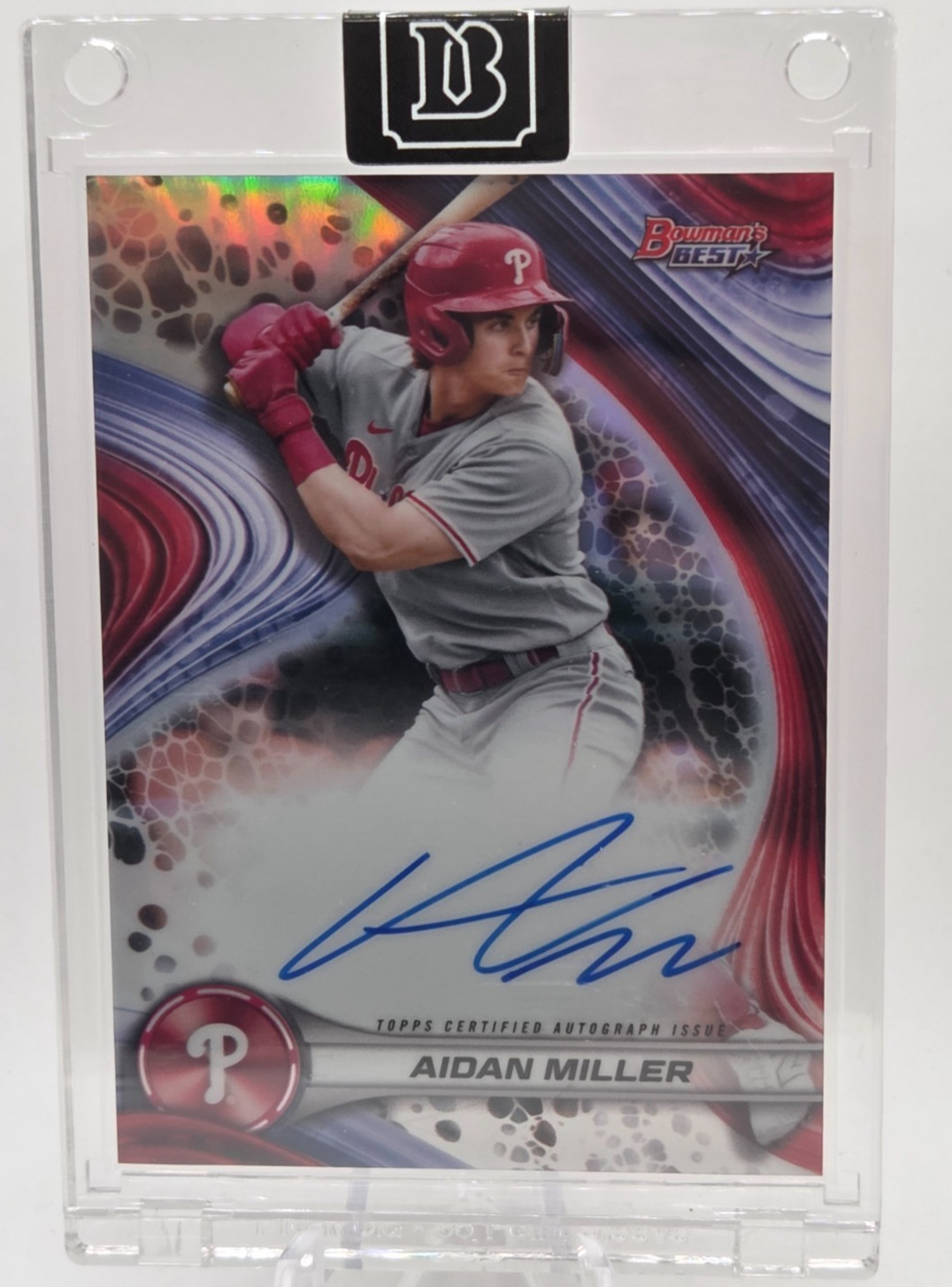 2024 Bowman's Best - Best of 2024 Autographs Aidan Miller #B24-AM Refractor (AU,