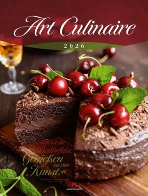 ACKERMANN KUNSTVERLAG Art Culinaire Kalender 2026|Kalender
