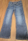 Wrangler Girls Size 6 Slim Bootcut Jeans Medium Wash Stretch Denim Cowgirl Kids